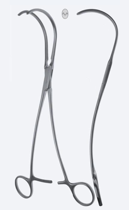 Зажими, хірургічні, судинні, "De Bakey"